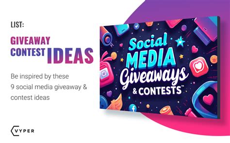 giveaway experience contest|12 Social Media Giveaway Ideas to Skyrocket Engagement in 2024.